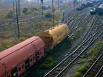 rangierbahnhof-halle-saale G�terwagen der Nacco, gesehen am 28.10.08 im Rbf Halle/Saale.