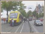 VT 206 und VT 202 der Hessischen Landesbahnen am 20.09.2008 ...