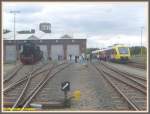 Die Schienenkreuzfahrt des Fahrgastverbandes PRO BAHN am 20.09.2008 mit VT ...