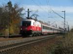 Der Polen Taurus 1116 087 bespannte am 1.11.2008 den EC ...