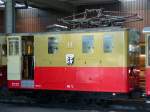 SPB Schynige-Platte-Bahn SPB - Zahnradlok He 2/2 11 ( Wilderswil ) im Bahnhofsareal von Wilderswil am 16.08.2008