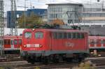 BR 140 Lokportraits 140 002 am 07.10.08 bei der Durchfahrt in M�nchen Ost