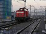 106 005 der ITL am 21.12.2007 in Dresden Mitte.  ...