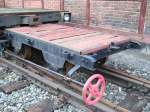Weiseritztalbahn Dieser sch�ne Rottenwagen steht im Bahnhof Freital-Hainsberg. (03.10.08)
