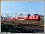 Am 27.09.2008 zog 363 115 gerade eine Garnitur Doppelstockwagen aus ... Am 27.09.2008 zog 363 115 gerade eine Garnitur Doppelstockwagen aus ...