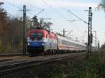 1116 108 mit IC 2082 am 2.11.2008 in Haar.  ...