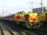 EH 545 mit Kohlenzug in Gelsenkirchen Hbf. bei der Durchfahrt.(02.11.2008) ...