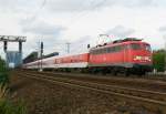 115 322 f�hrt anstelle einer Planlok der Baureihe 189 (Dispolok) ...