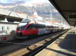 Schatten-Lichtwechsel auf einem Talent der von �tztal nach Hall i.T. ...