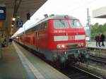 218 483-6 am Zugschluss ...  Thomas Eisenmann 04.11.2008