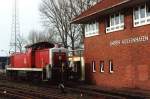 295 079-8 auf Bahnhof Emden Au�enhafen am 7-4-2001. Bild und ...