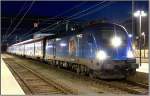 EM-Taurus 1116 080 f�hrt mit IC 539 von Wien nach ...