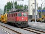 ae-6-6--ae-610 SBB - Ae 6/6 11437 bei der Durchfahrt im Bahnhof Visp am 01.09.2008