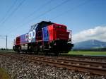 am-843-mak-1700 Die Am 843 063 war am 25.08.2008 auf Solofahrt unterwegs zwischen Wangen a.A. und Deitingen.