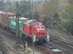 Br 291 032-1 schiebt in Hamburg Maschen Containerwagen den Ablaufberg ... Br 291 032-1 schiebt in Hamburg Maschen Containerwagen den Ablaufberg ...