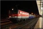 br-1044 1044 042 �berstellte am 7.11.08 drei ausgemusterte Schienenbusse von Salzburg nach ???. Das Bild gelang nur dadurch das der �berstelzug den IC 632 im Bahnhof Knittelfeld vorlie�.