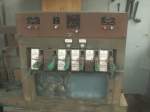 sonstige Eisenbahnnostalgie.Blick durch das Fenster in das ehemalige Stellwerk beim alten Bahnhof Aathal/ZH 06.11.08