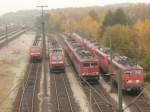 rangierbahnhof-maschen Abgestellte Loks in Hamburg Maschen!