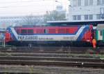 Cottbus, 01.11.2008, Diesellok SU46-037 der polnischen Eisenbahngesellschaft PKP wird im ...