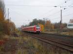 612 512 mit dem RE Hannover-Halle bei Sarstedt  ...