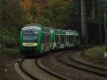 VT208+VT259 der Vectus Verkehrsgesellschaft als VEC84418 aus Limburg in der ...