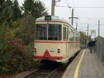 Noch f�hrt die gute, alte Linie 12 in Rheing�nheim. September ...
