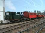Rorschach-Heiden-Bergbahn,(RHB) Dampfzug ...  Peter Walter 08/2001