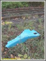Am 26.10.2008 entdeckte ich am Rande der Stra�enbahnstrecke der Linie ...