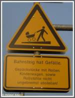 Das ist ein Schild, das es bis zum 31.10.2008, dem ...