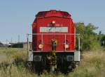 298 306-2 am 31.07.2008 w�hrend einer Rangierfahrt in Malchow.  ...
