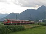 Steuerwagen vorraus ist RB 30030 bei Bernau am Chiemsee unterwegs. ... Steuerwagen vorraus ist RB 30030 bei Bernau am Chiemsee unterwegs. ...