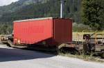 guterwagen RhB Sbk-v 7701 27.09.2008 Ilanz