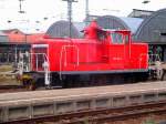 BR 360 Eine V 60 steht arbeitslos am 1. November in Karlsruhe herum...