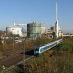 arriva-landerbahn-express-alex 183 001 mit Alex 86008 am 5.11.2008 in Regensburg.