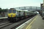 Class 201 IERLAND sep 2008 Kildare LOC 215 groen als opduwloc