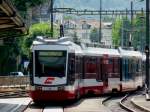 AB TB Trogenerbahn AB / TB - Triebzug Be 4/8 32 als Dienstzug abgestellt im Bahnhof von St.Gallen am 03.09.2008
