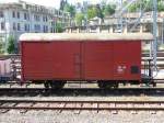AB TB Trogenerbahn AB / TB - G�terwagen Gbk 61 abgestellt im Bahnhofsareal von St.Gallen am 03.09.2008