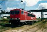 Startklar im Juli 1998 war 155 128 im Bw Stralsund. ... Startklar im Juli 1998 war 155 128 im Bw Stralsund. ...