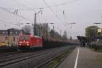 185 281-3 mit Schotterzug ...  Gilbert Coletti 16.11.2008