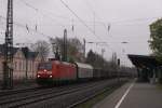 185 051-0 mit Schiebewandzug ...  Gilbert Coletti 16.11.2008