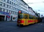 Linie11, Wagen 111 f�hrt um 6:50 dem St.Johanns-Tor entgegen; 080901 ...