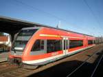 646 017 legt auf seiner Fahrt als RB22 von Potsdam ...