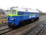 ST44-1202 von der PKP Cargo am 20.11.2008 in Piekary Śląskie-Szarlej. ...