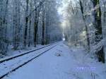 Die Klein verschneeite Nebenbahn ...  Philipp Paufler 23.11.2008
