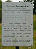 Diese Gedenktafel unter der ...  Dieter Schumacher 23.11.2008