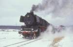 Winter im Strohg�u.
50 3636 auf der Fahrt nach Weissach. Es ...
