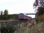 RE 32615 von Füssen nach München am 12.10.2008 südlich von ... RE 32615 von Füssen nach München am 12.10.2008 südlich von ...