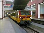 In der untersten Ebene (-2) des Bahnhofs Antwerpen Centraal steht ...