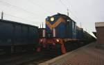 TEM2-101 am 27.11.2008 im DB Bahnhof Guben  ...