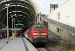 218 105-5 wartete am ...  Julian D�ll 27.11.2008